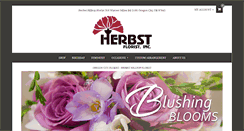 Desktop Screenshot of herbstflorist.com